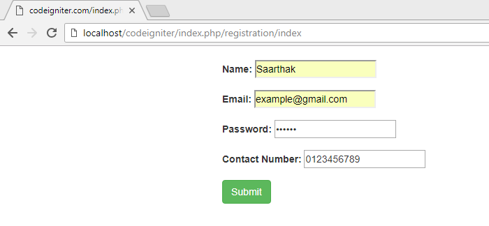 codeigniter create user registration form2