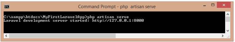 Laravel Development Server